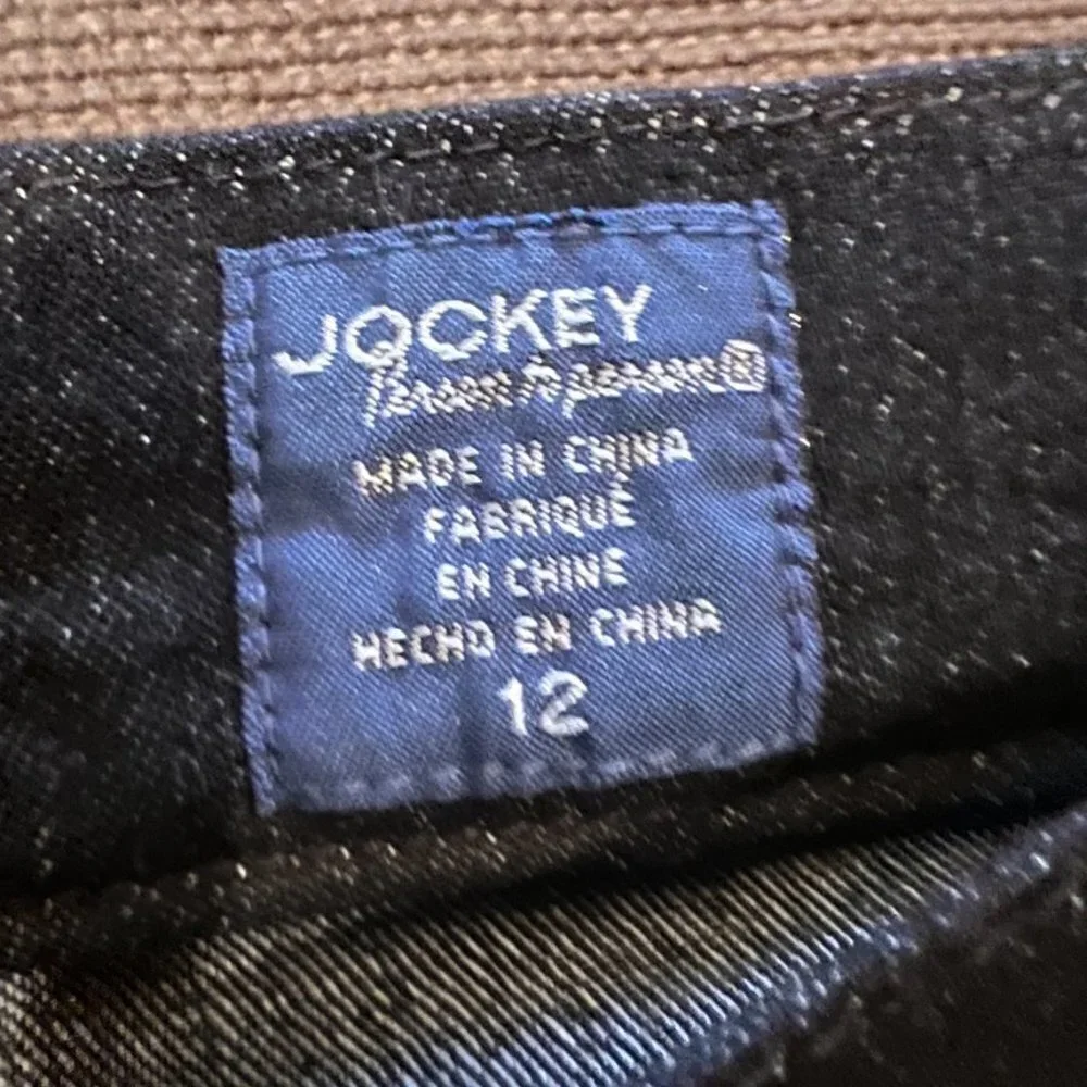Jockey Person to Person Black Jeans Size 12